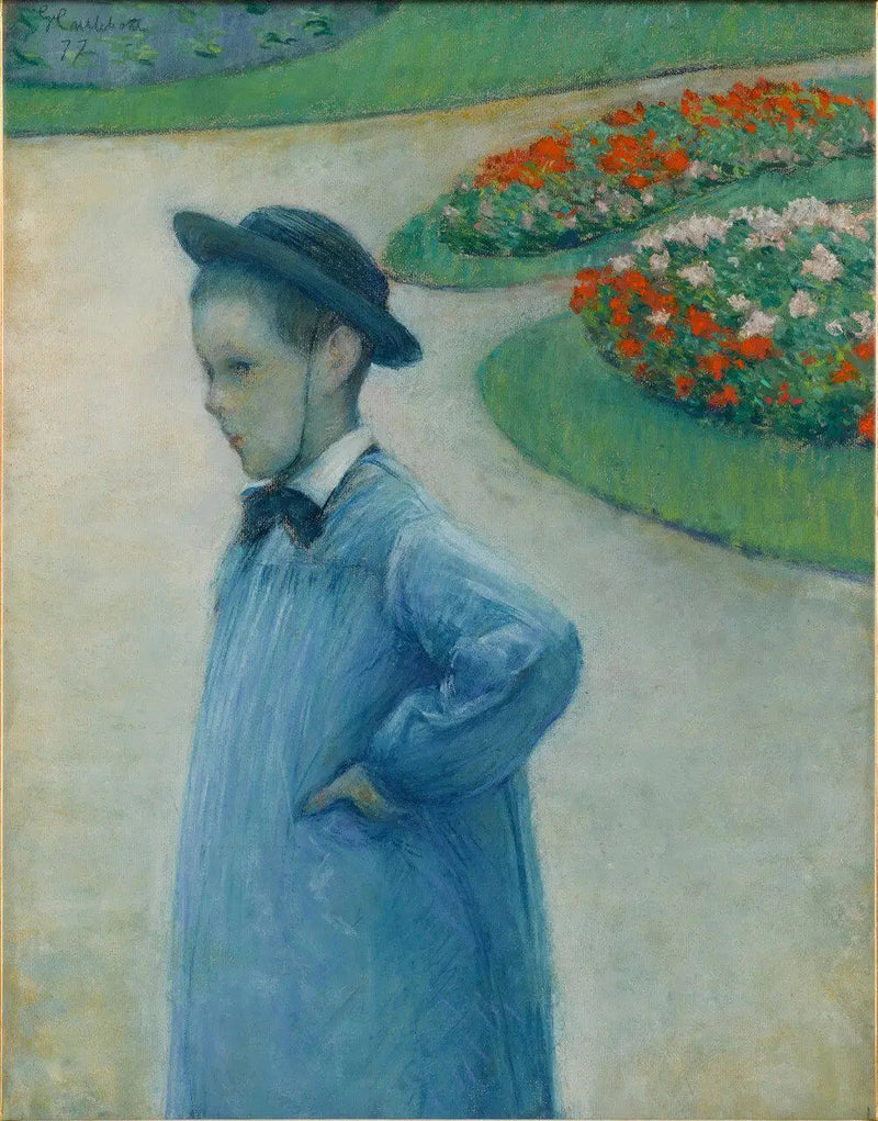 Portret Camille Daurelle w ogrodzie Yerre - Gustave Caillebotte