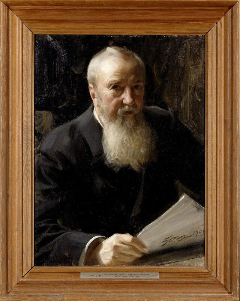 Portret Carla Fredrika Liljevalcha - Anders Zorn