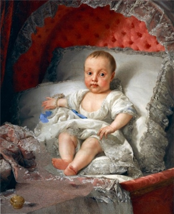 Portret Carloty Joaquiny z Hiszpanii (1775-1830) - Anton Raphael Mengs