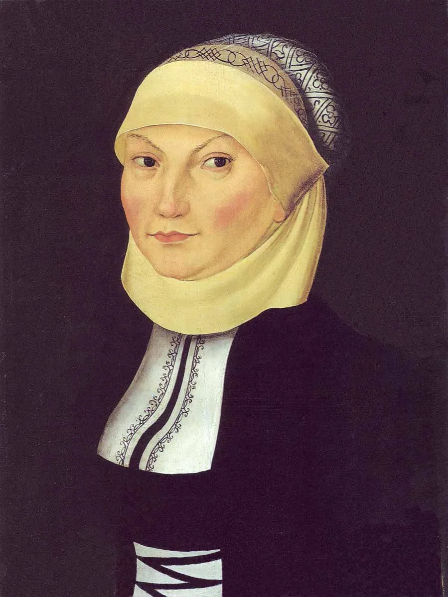 Portret Katarzyny de Bory - Lucas Cranach Starszy