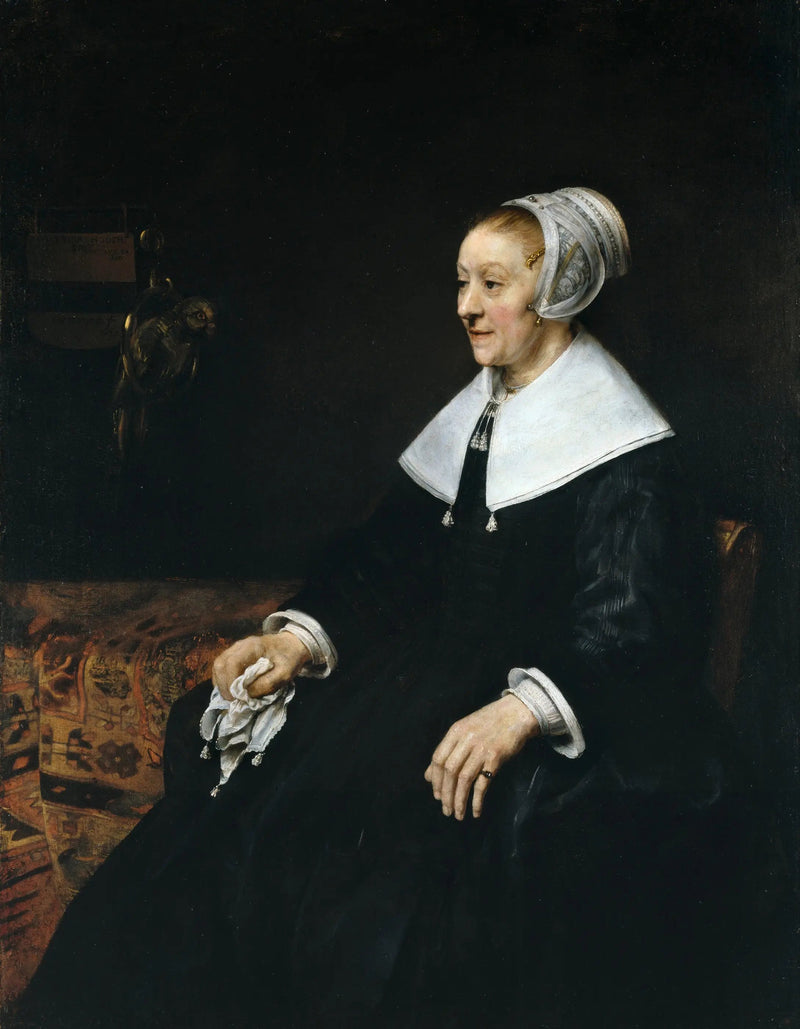portret Catriny Hoogsaet - Rembrandt