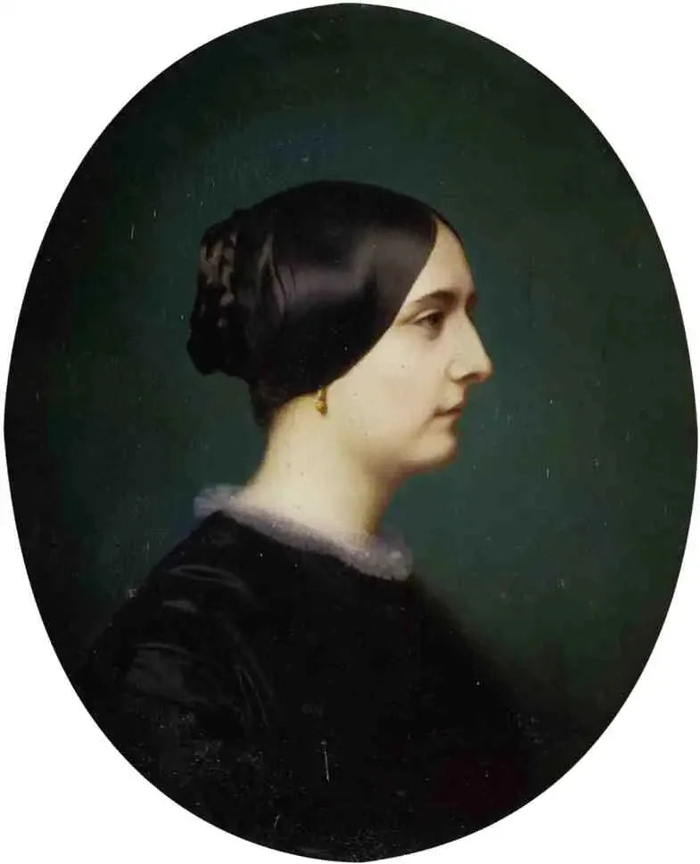 Portret Cécile Vitet, z profilu - Jean-Léon Gérôme