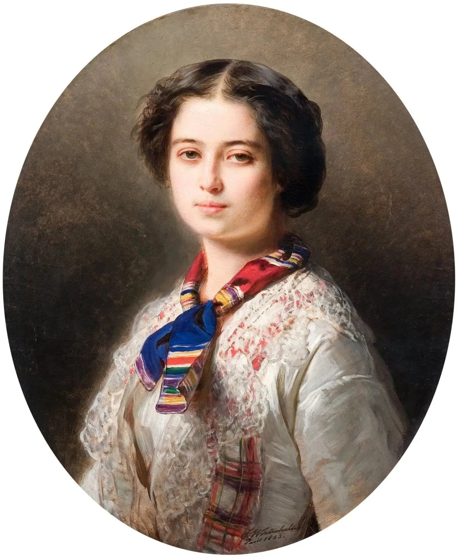 Portret Cecylii Lubomirskiej z Zamoyskich (1831-1904) - Franz Xaver Winterhalter