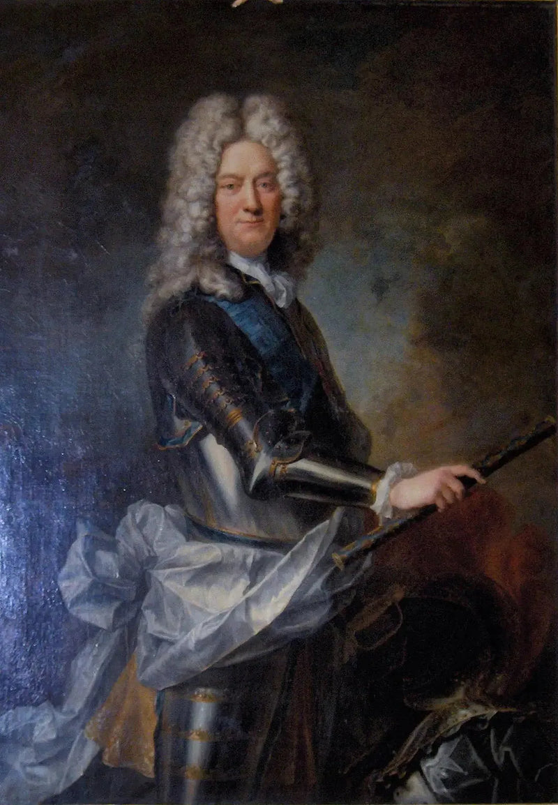 Portret Charles-Armanda de Gontaut, księcia de Biron, marszałka Francji - Hyacinthe Rigaud