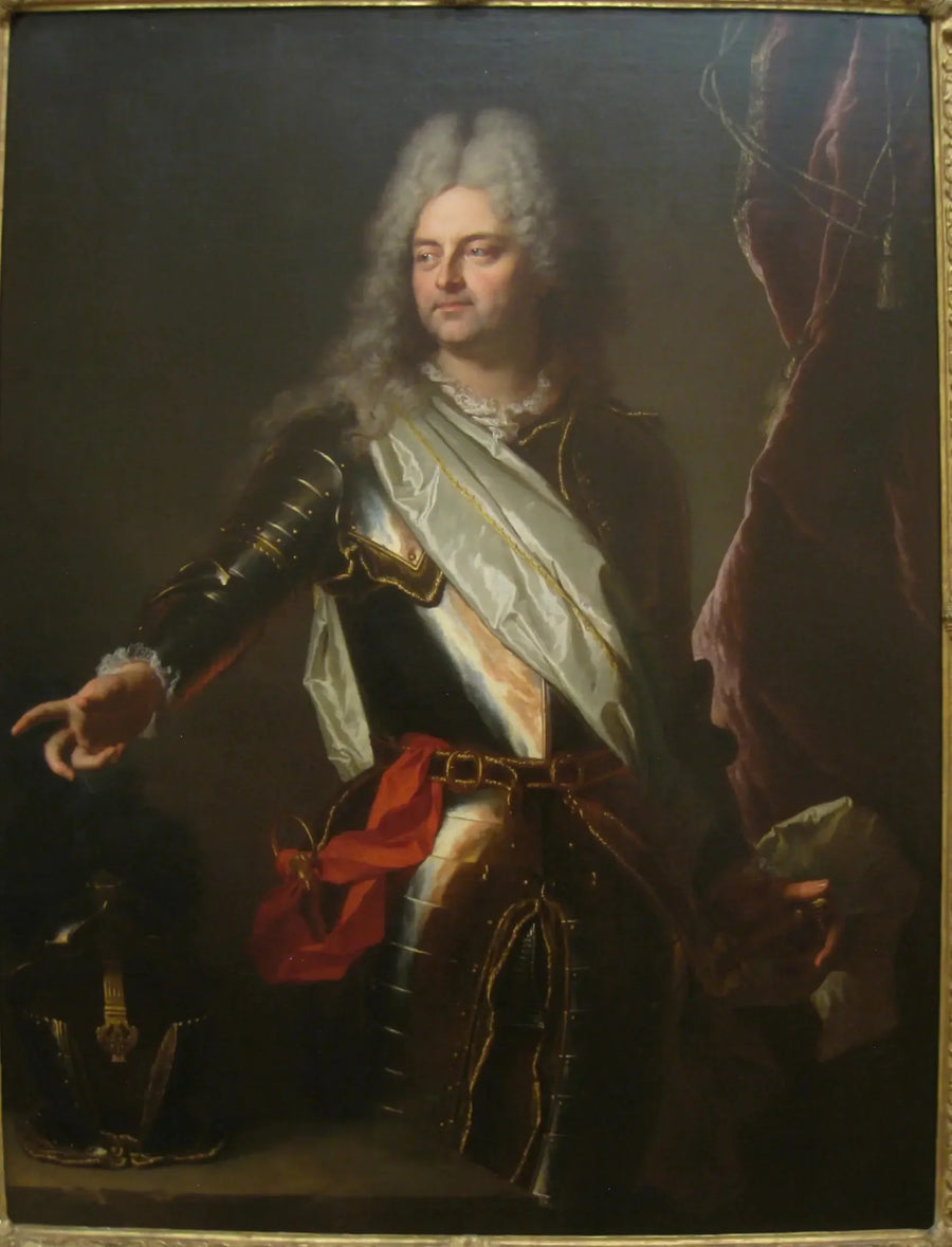 Portret Charles-Auguste d'Allonville, markiza de Louville - Hyacinthe Rigaud