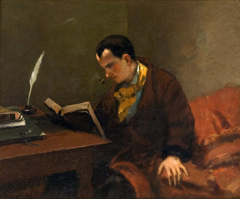 Portret Charles'a Baudelaire'a - Gustave Courbet