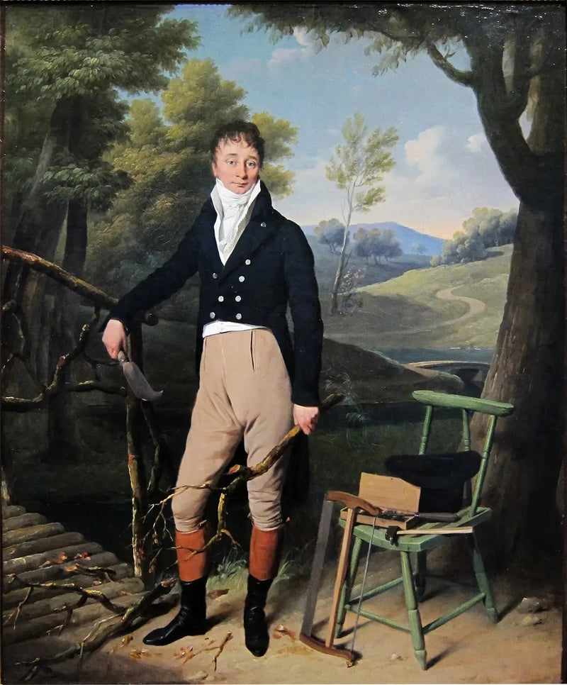 Portret Charles'a d'Aucourt de Saint-Just - Louis-Léopold Boilly