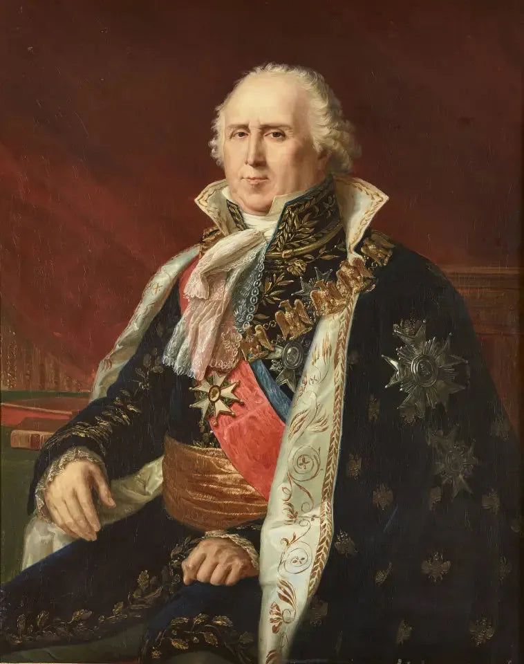 Portrait de Charles-François Lebrun, duc de Plaisance (1739-1824), archi-trésorier de l'Empire - François Gérard image 3 reproduction de peinture à l’huile