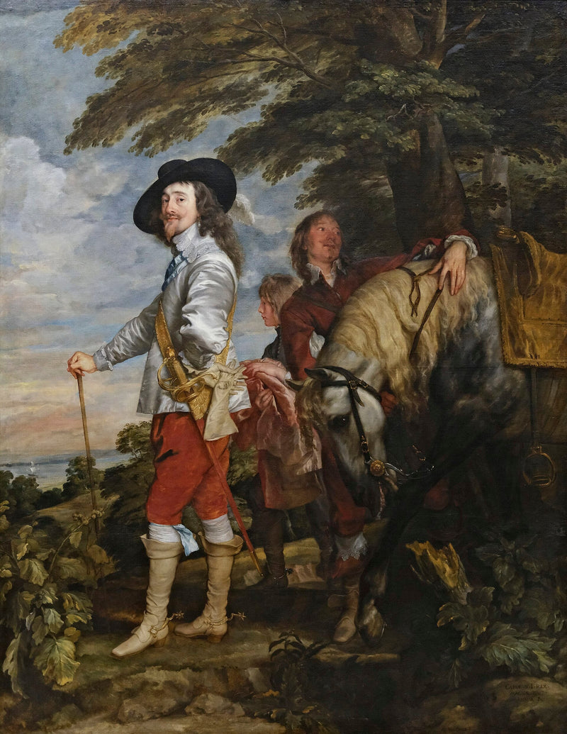 Portrait de Charles Ier à la chasse - Antoine van Dyck
