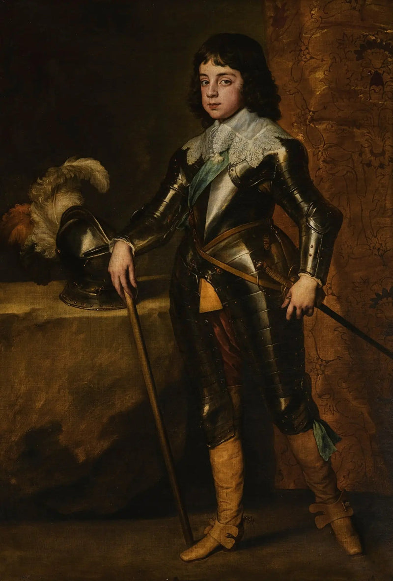 Portret Karola II jako księcia Walii - Antoine van Dyck