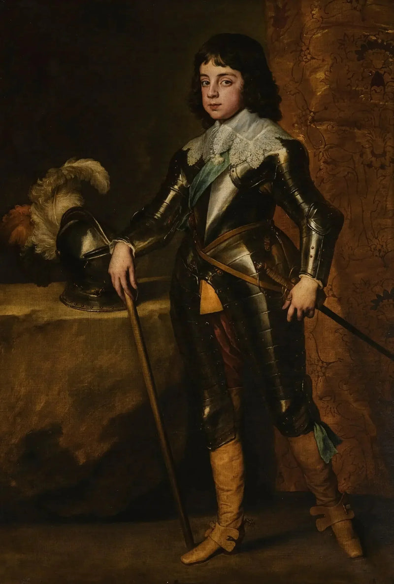 Portret Karola II jako księcia Walii - Antoine van Dyck