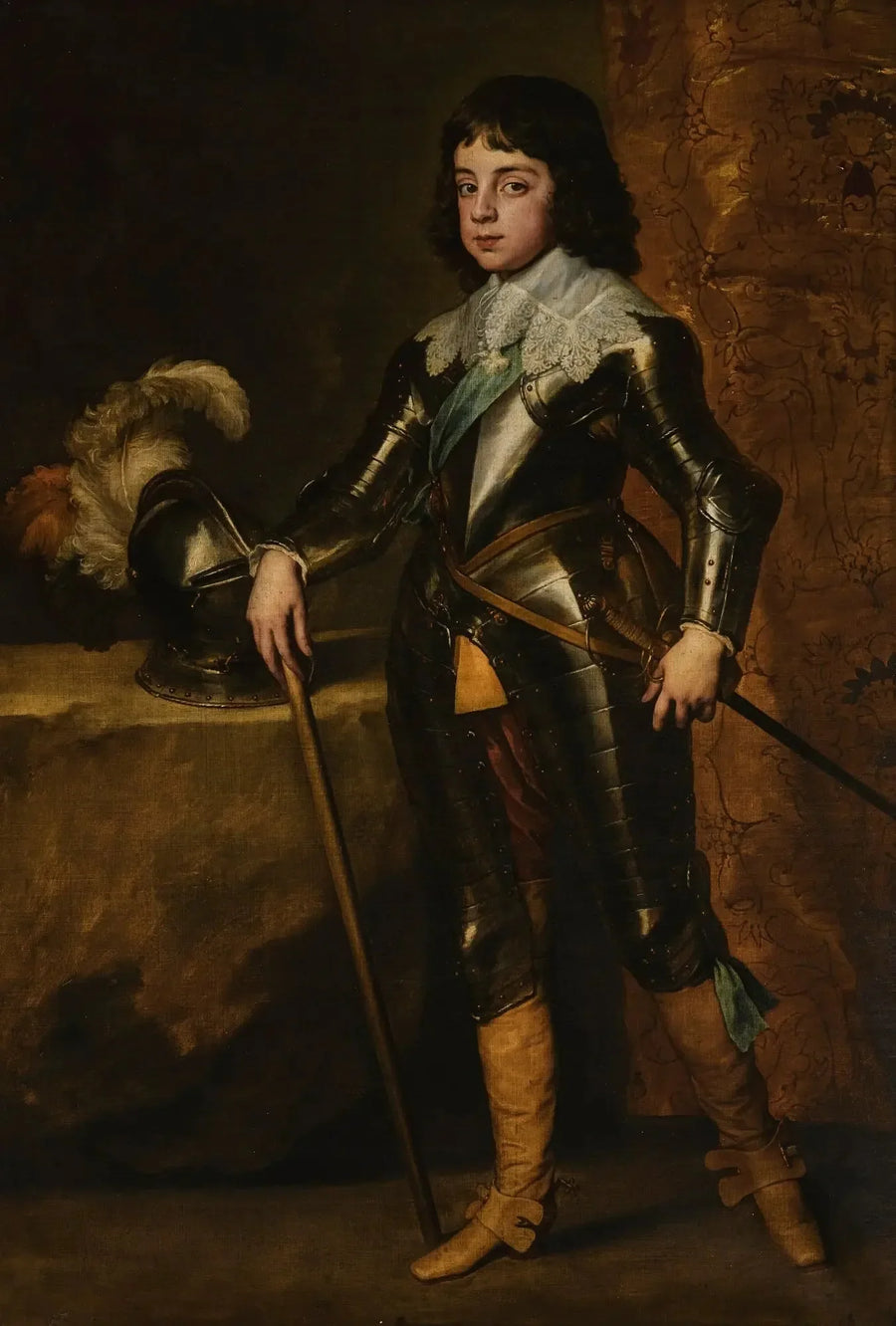 Portret Karola II jako księcia Walii - Antoine van Dyck