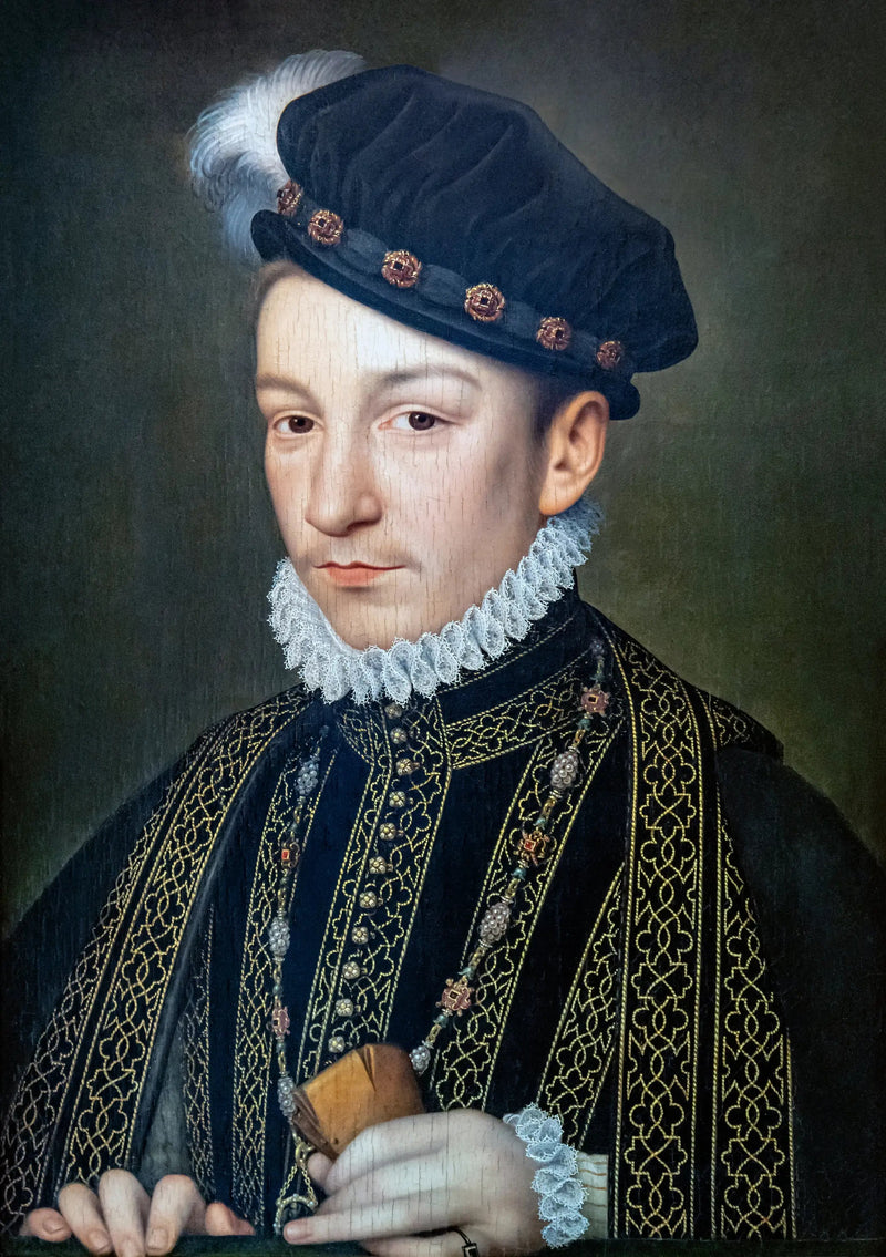 Portret Karola IX - François Clouet
