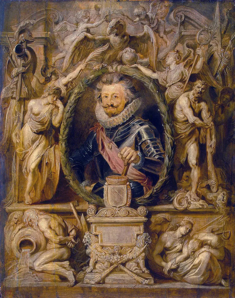 Portret Charles'a de Longueval - Peter Paul Rubens