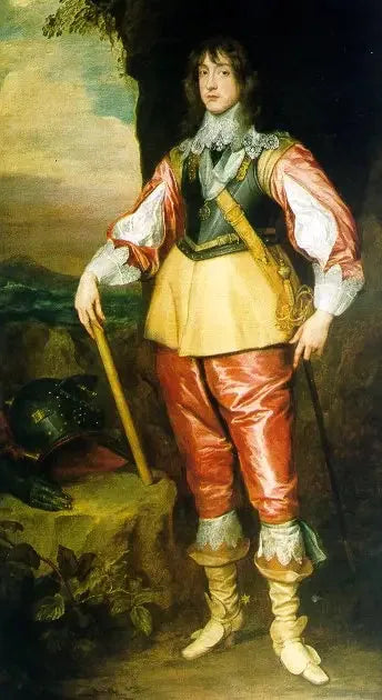 Portret Karola Ludwika, elektor Palatynatu (1617-1680), na wygnaniu - Antoine van Dyck