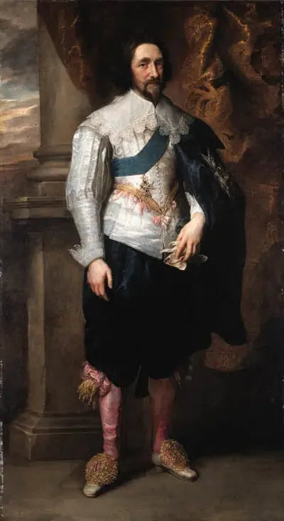 Portret Charlesa, markiza de Vieuville - Antoine van Dyck