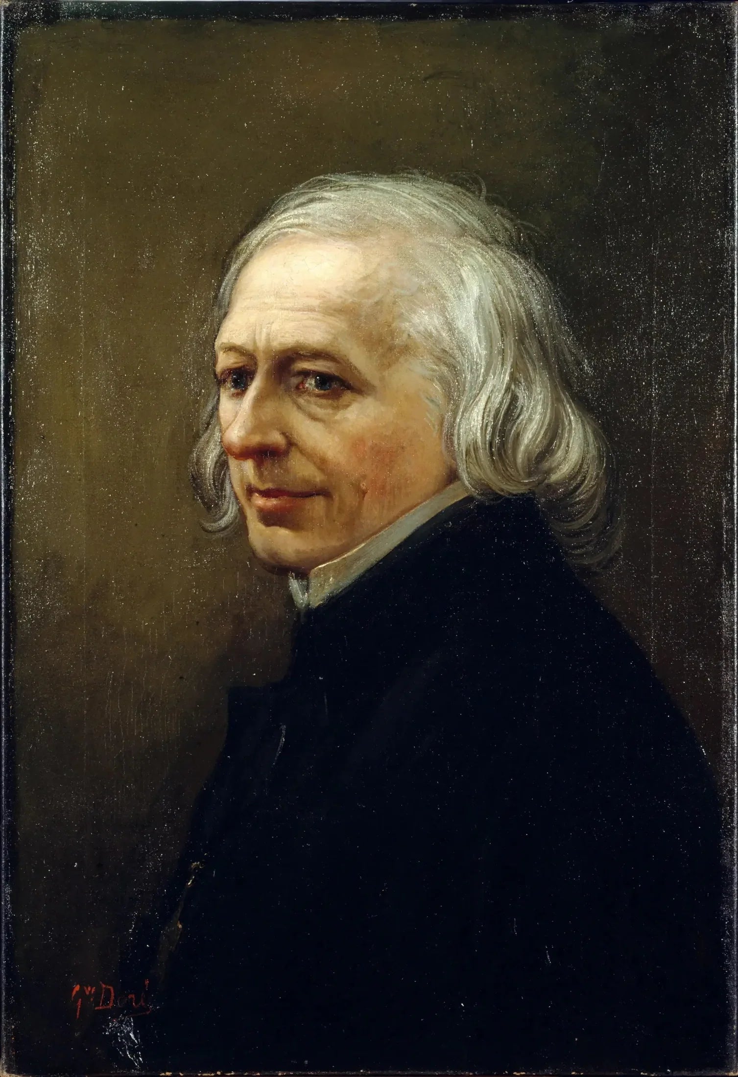 Portrait de Charles Philipon (1800-1862), dessinateur et journaliste - Gustave Doré image 1 reproduction artisanale de tableau