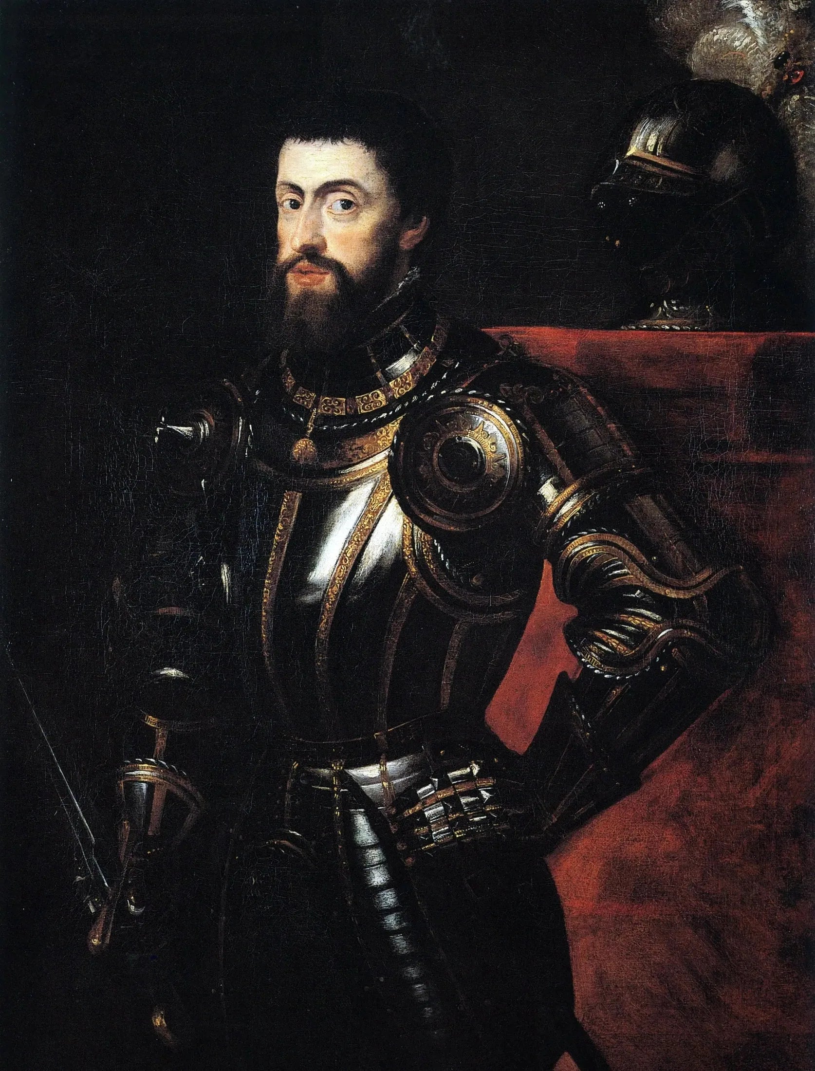 Portrait de Charles Quint - Peter Paul Rubens image 1 copie peinte à la main à l’huile