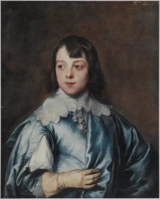 Portret Charlesa Stanley'a, lorda Strange'a, 8. hrabiego Derby (1628-1672) w wieku dziesięciu lat - Antoine van Dyck