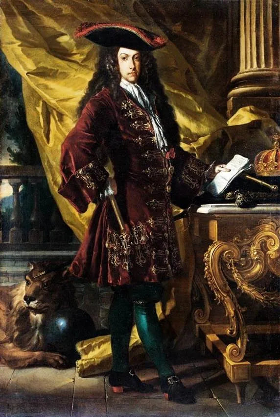 Portret Karola VI, cesarza Świętego Cesarstwa Rzymskiego (1685-1740) - Francesco Solimena
