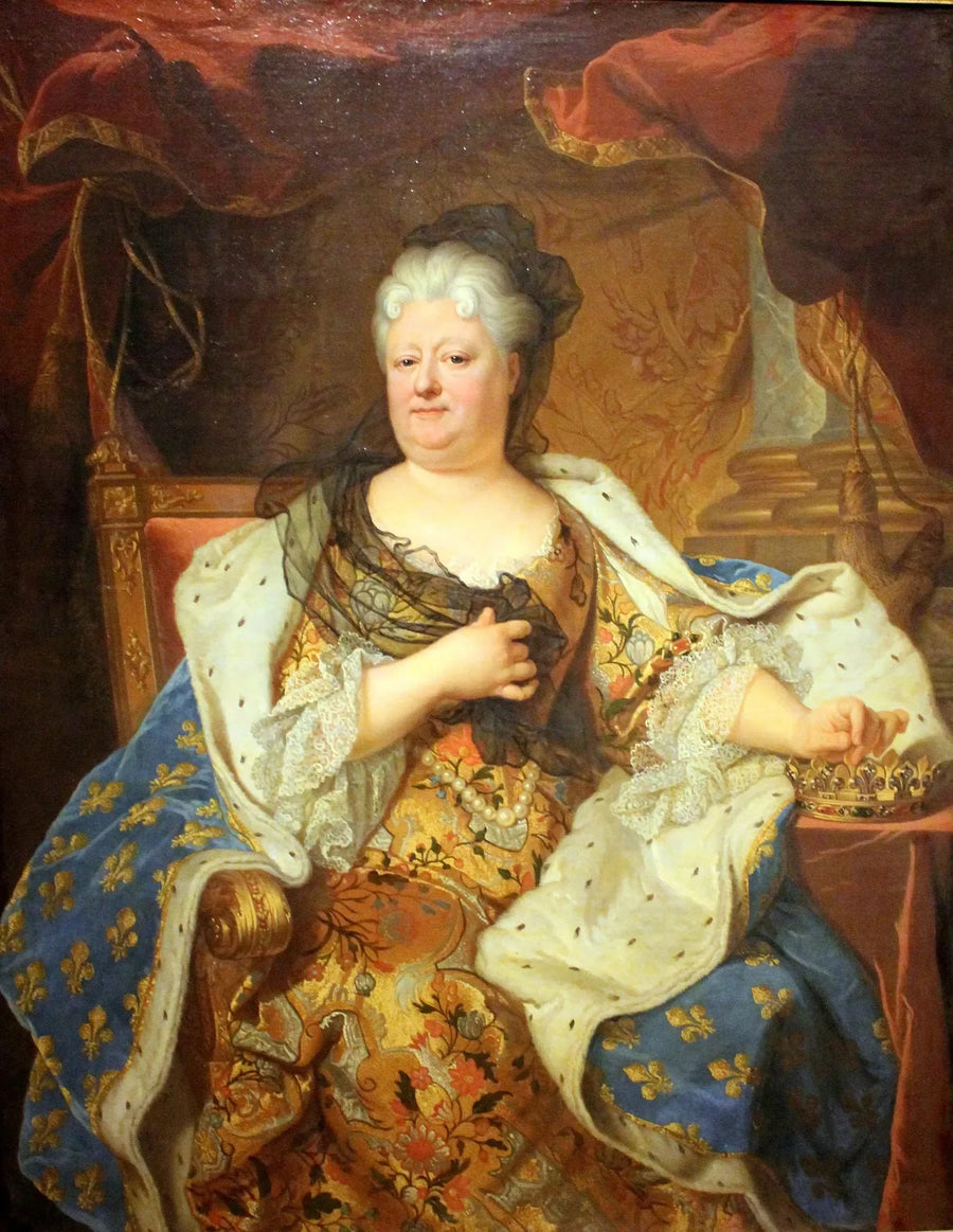 Portret Charlotte-Elisabeth de Bavière - Hyacinthe Rigaud