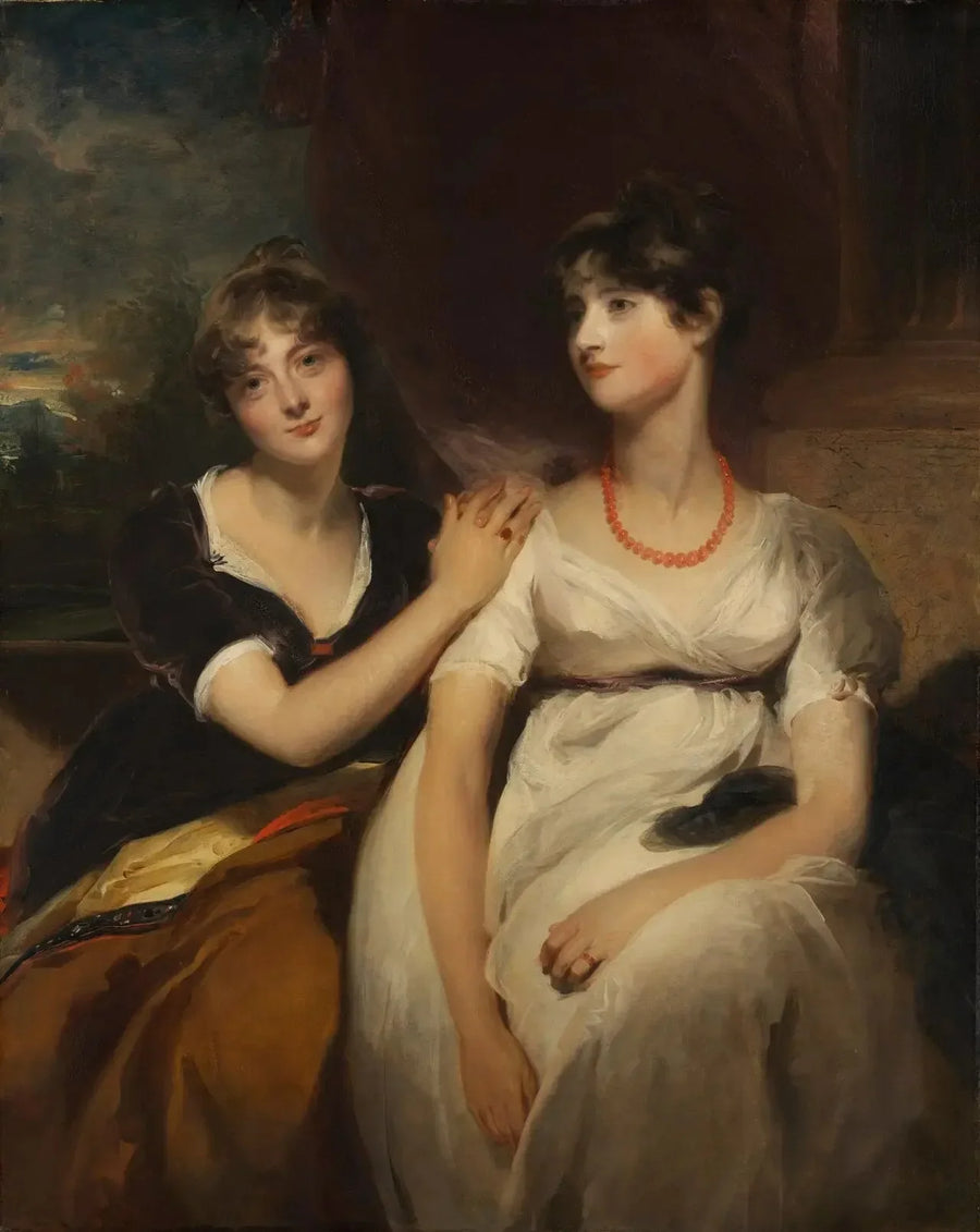 Portret Charlotte i Sarah Carteret-Hardy - Thomas Lawrence