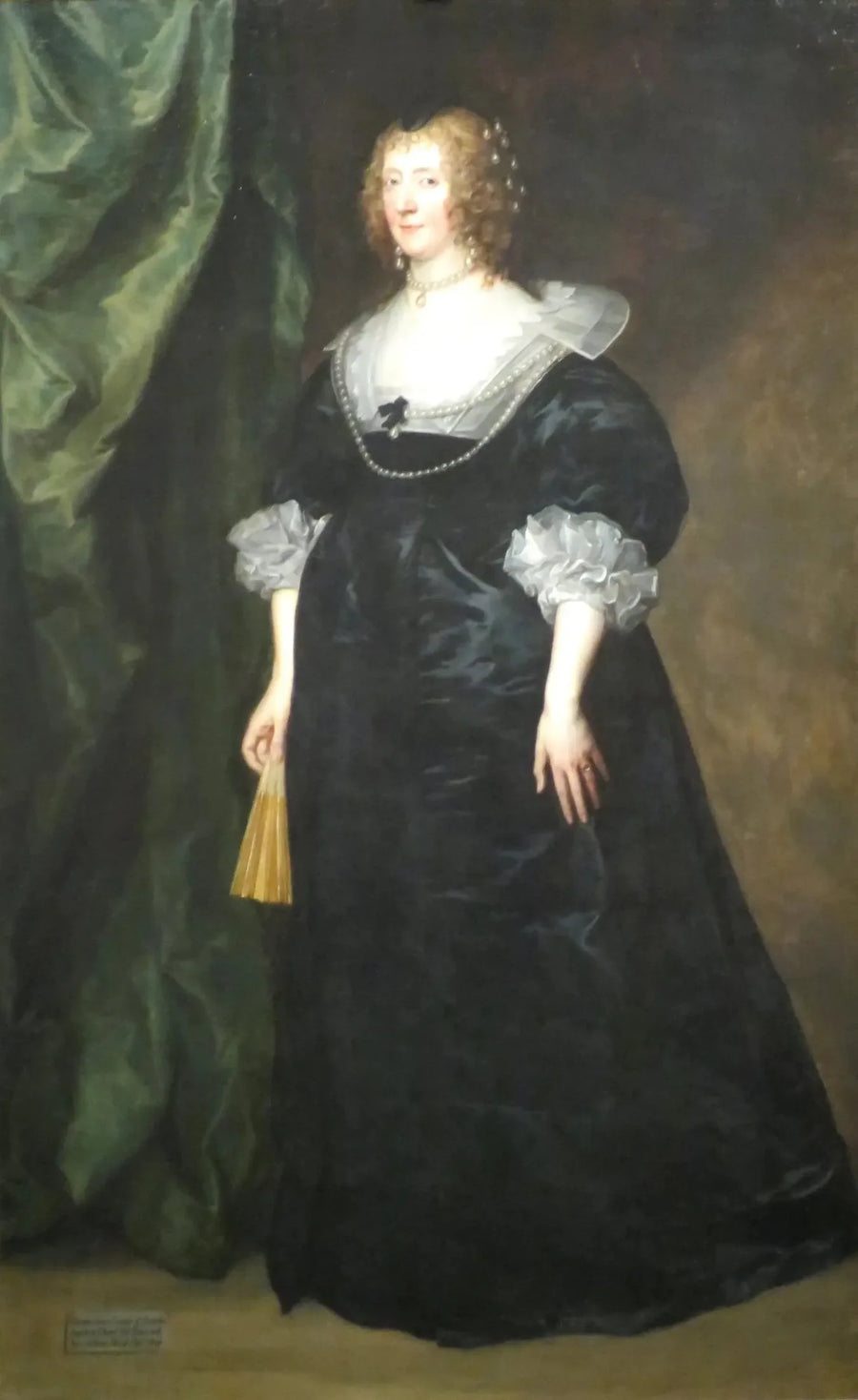 Portret Christiana Bruce, Lady Cavendish, hrabina Devonshire (zmarła w 1675 roku) - Antoine van Dyck