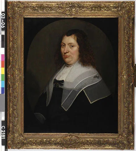 Portret Christiny Pijll (ur. 1601). żona Cornelis van Beveren - Gerrit van Honthorst