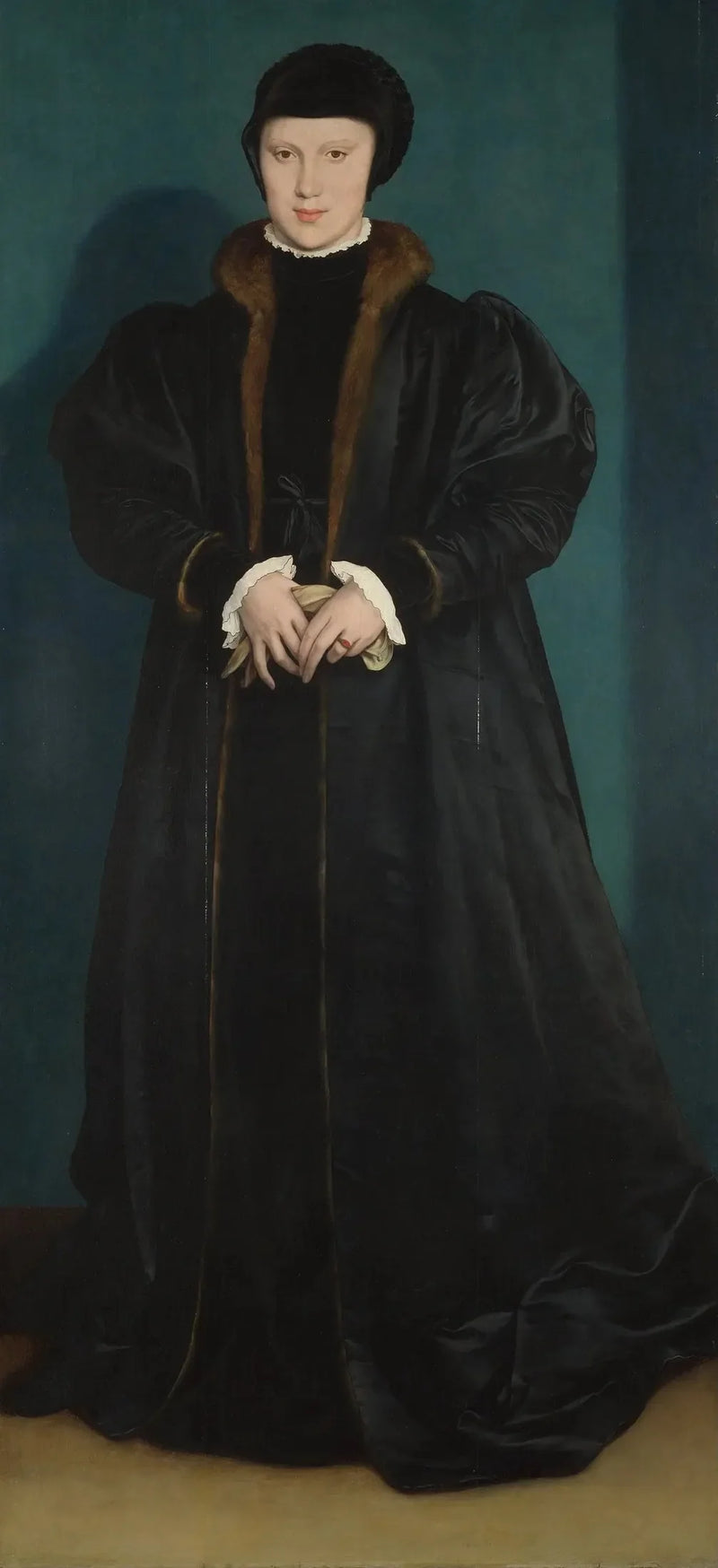 Portret Christine de Danemark - Hans Holbein Młodszy