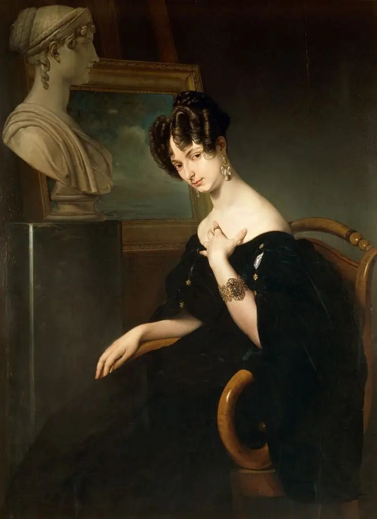 Portret Christine Trivulce de Belgiojoso - Francesco Hayez