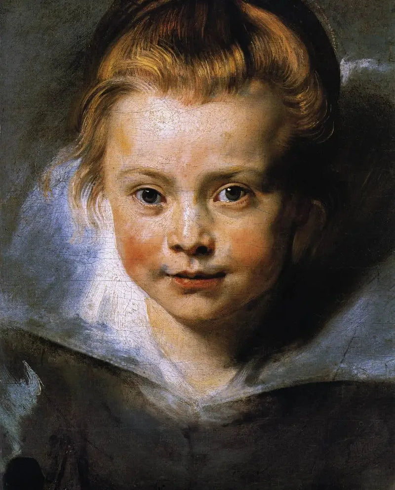 Portret Clary Sereny Rubens, córki artysty - Peter Paul Rubens