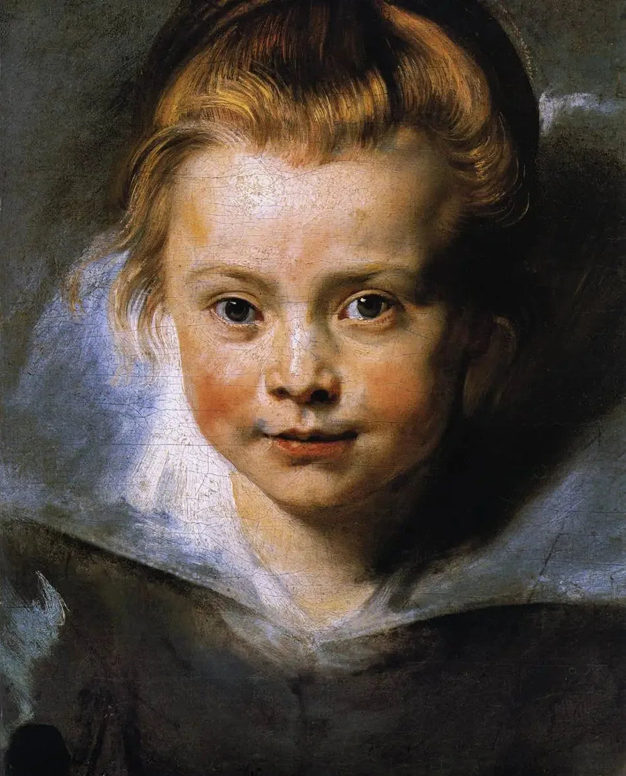 Portret Clary Sereny Rubens, córki artysty - Peter Paul Rubens