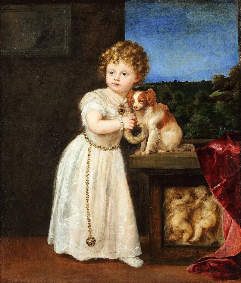 portret Clarissy Strozzi - Titian