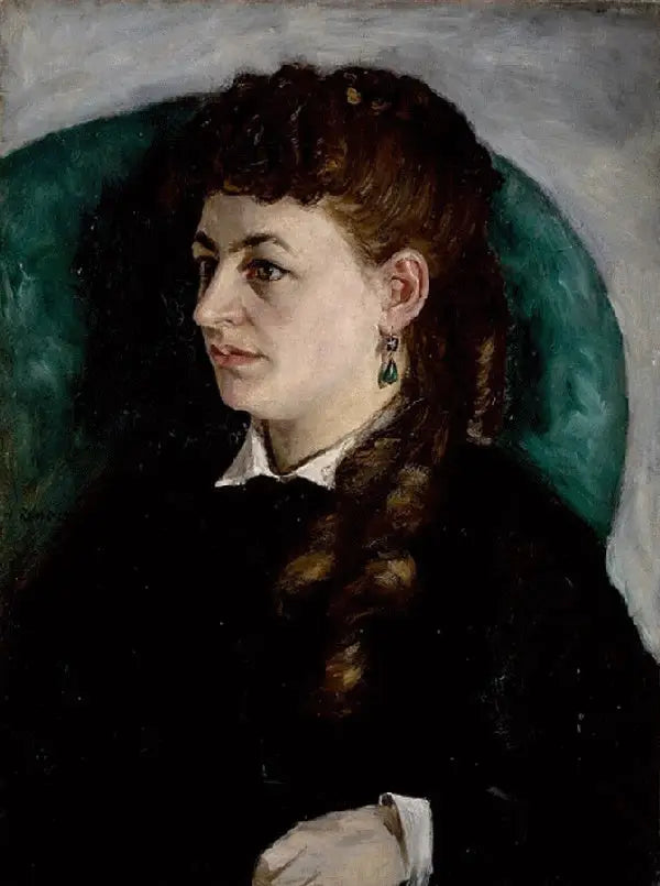 Portret Clémence Tréhot, zwanej panią Jules Le Cœur - Pierre-Auguste Renoir