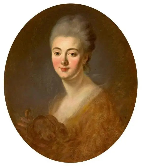 Portret Konstancji de Lowendal, hrabiny Turpin de Crissé - Jean-Honoré Fragonard