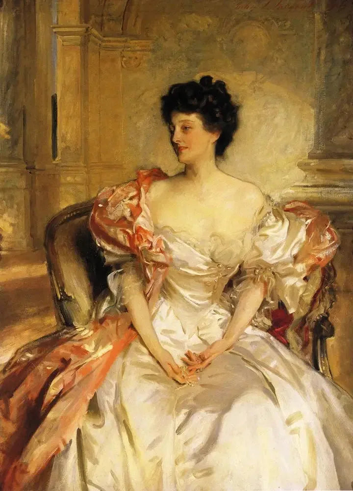 Portret Cora Elizabeth Smith Colgate Kennard, krótko hrabiny Strafford - John Singer Sargent