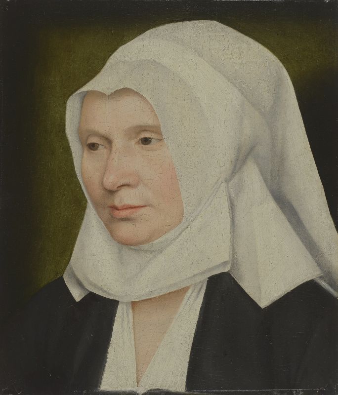 Portret Cornelii Sandrien, żony Petrusa Aegidiusa (1486-1533) - Quentin Metsys