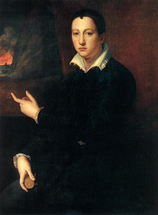 Portret Cosme I Medycejski - Bronzino