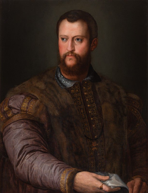 Portret Cosme I Medycejski - Bronzino
