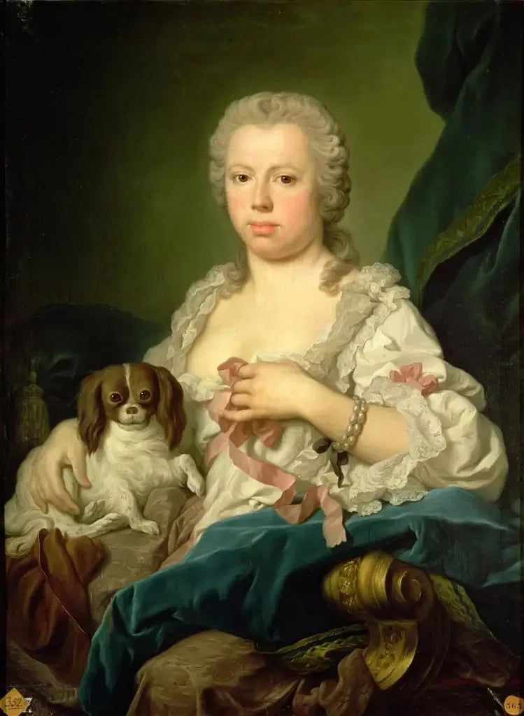 Portret damy Anne Clifford, hrabiny Mahony - Pierre Subleyras