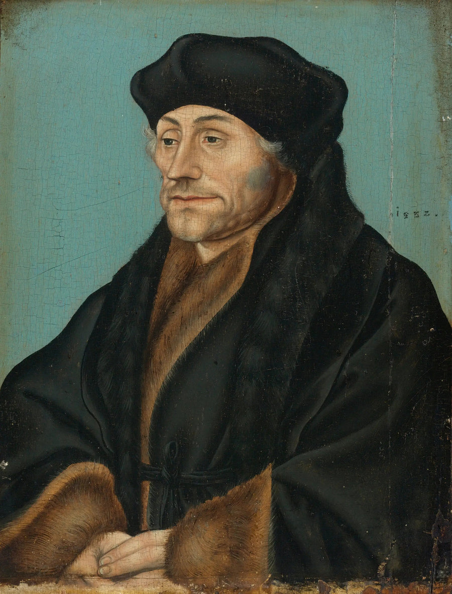 Portret Desideriusza Erasmusza - Lucas Cranach Starszy