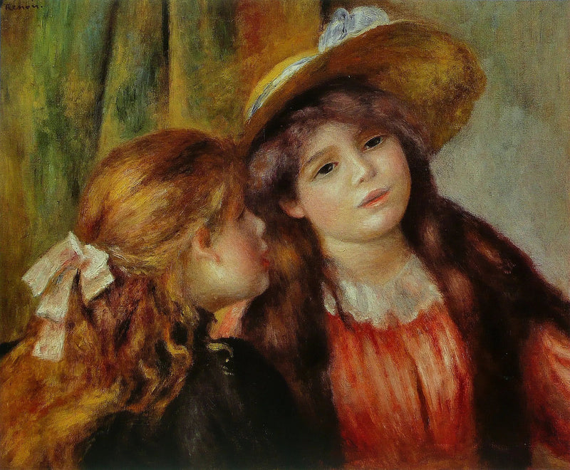 Portret dwóch dziewczynek - Pierre-Auguste Renoir