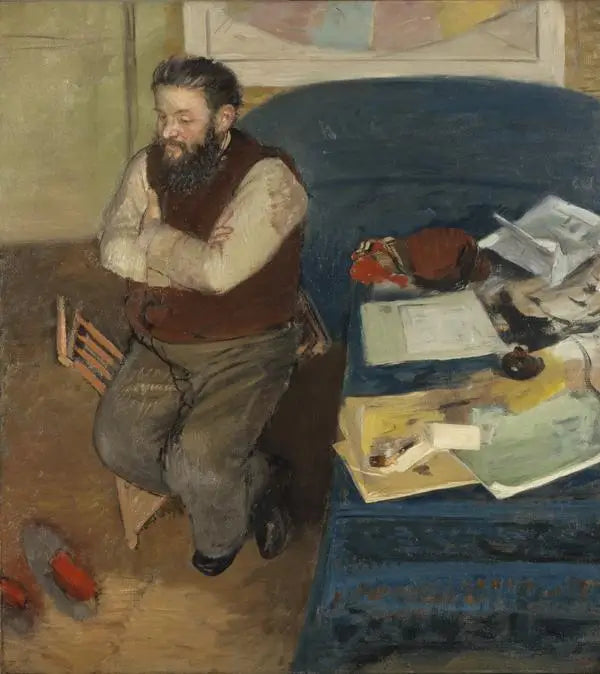 portret Diego Martellego - Edgar Degas