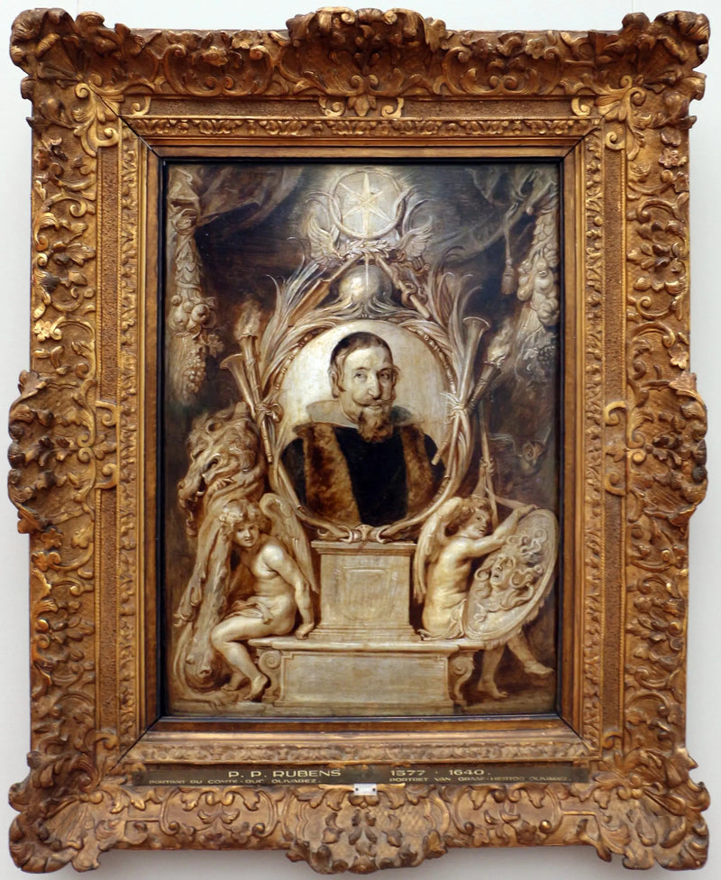 Portret Don Gasparo de Guzmàn y Pimentel, hrabia książę Olivares, książę San Lucar de Barrameda (1587-1645) - Peter Paul Rubens