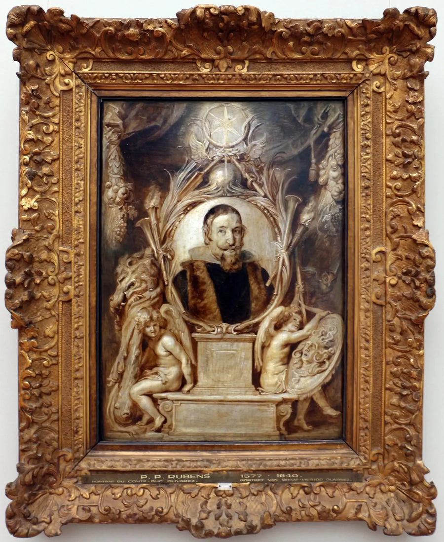 Portret Don Gasparo de Guzmàn y Pimentel, hrabia książę Olivares, książę San Lucar de Barrameda (1587-1645) - Peter Paul Rubens