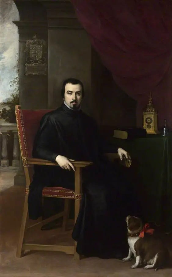 Portret Don Justino de Neve - Bartolomé Esteban Murillo