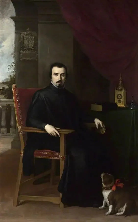 Portret Don Justino de Neve - Bartolomé Esteban Murillo