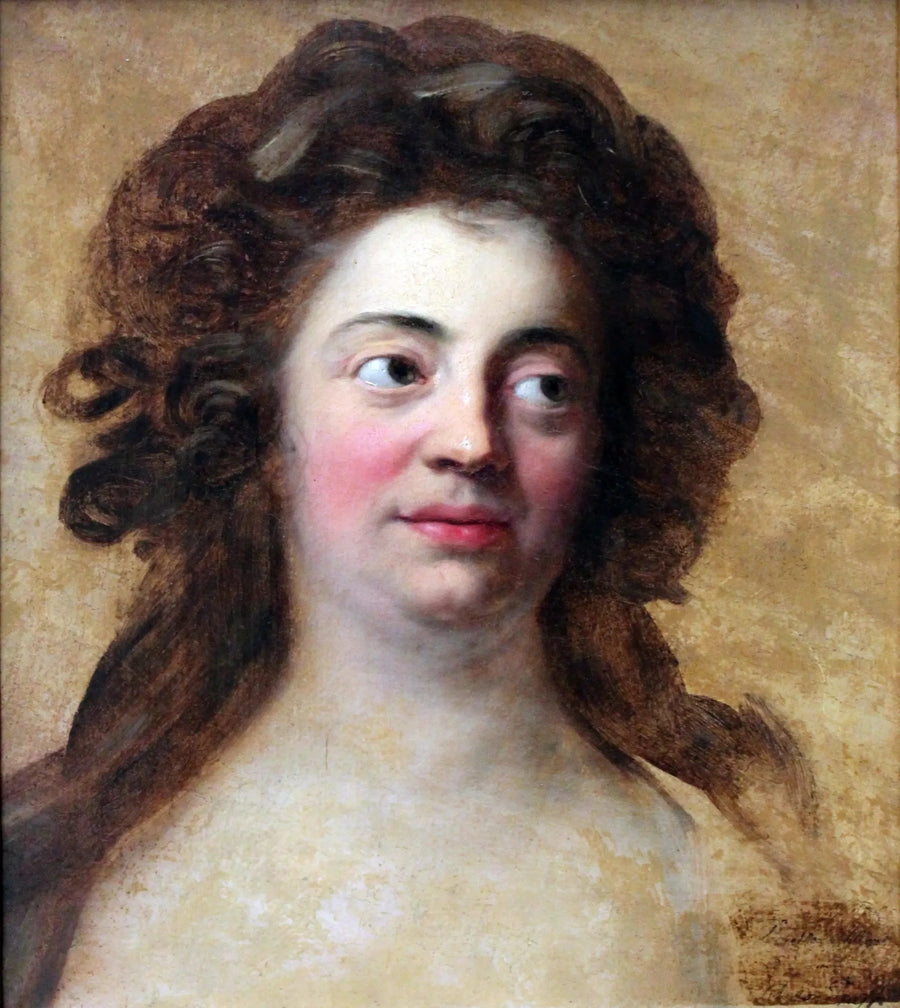 Portret Dorothei Schlegel, starszej córki filozofa Mojżesza Mendelssohna - Anton Graff