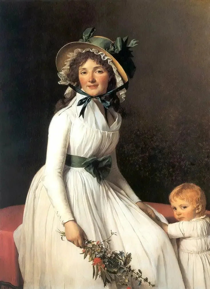 Portret Émilie Sériziat i synów - Jacques-Louis David