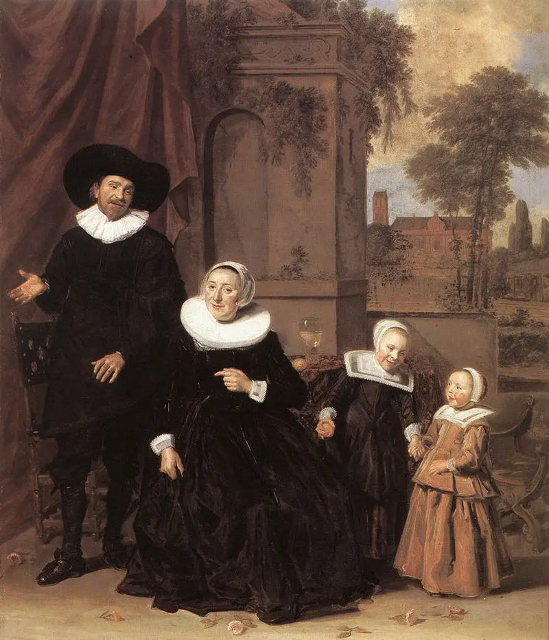 Portret rodziny w pejzażu - Frans Hals